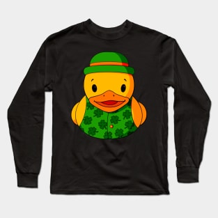 St. Patrick’s Day Rubber Duck Long Sleeve T-Shirt